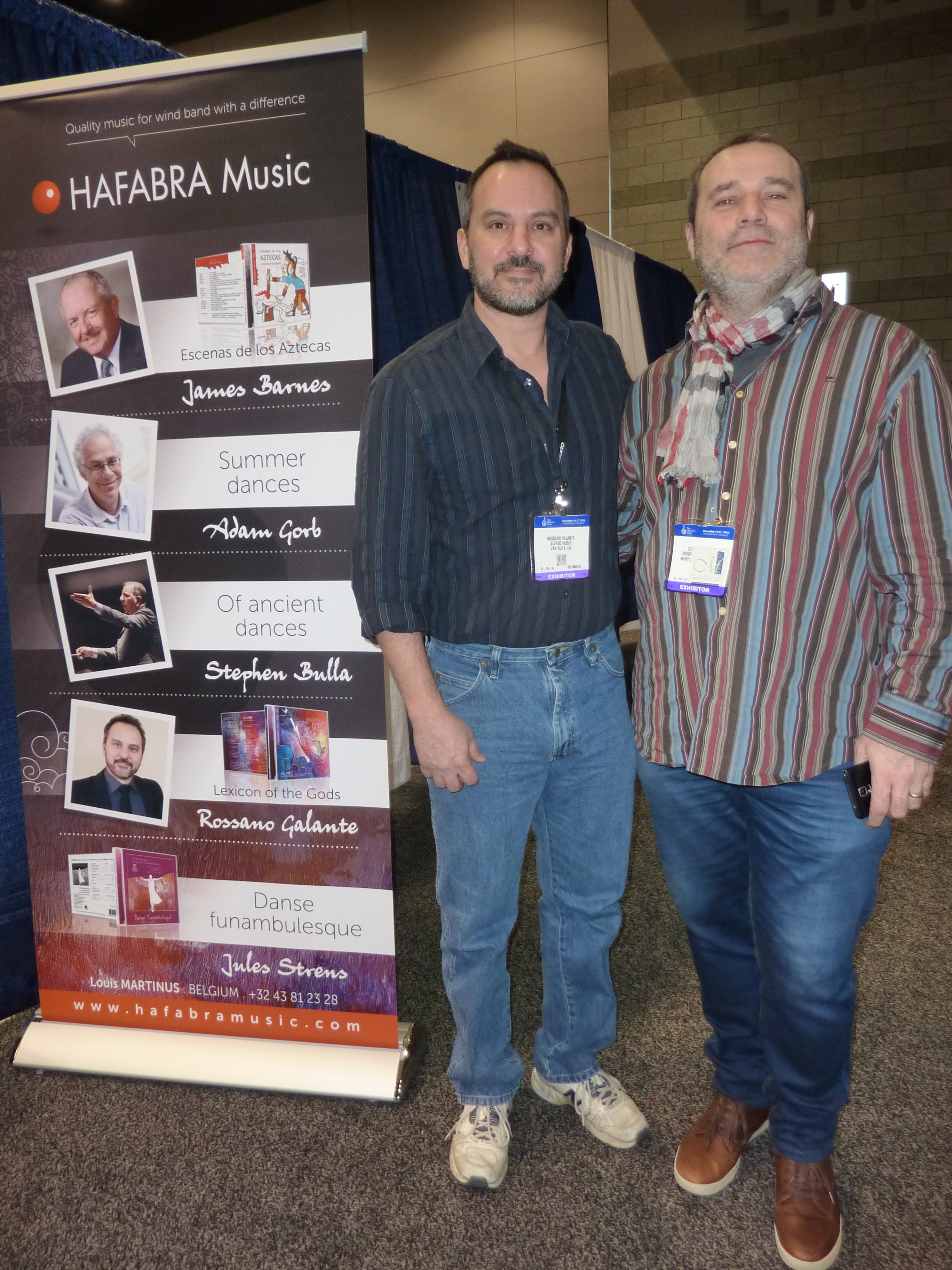 Louis Martinus with Rossano Galante in Chicago during the Midwest 2016